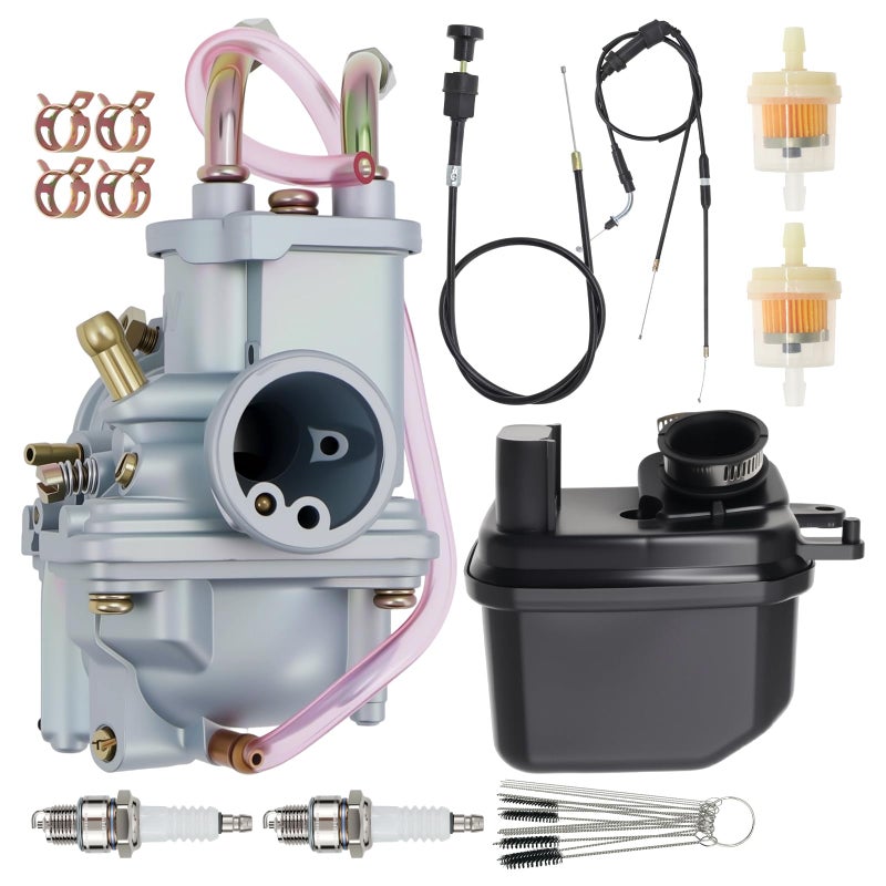 Carbman Carburetor Carb with Air Filter Cleaner Box for Yamaha PW50 PW 50 PY50 PY 50 Yzinger Y-Zinger 1981-2009 Motorcycle Carb - Image 1